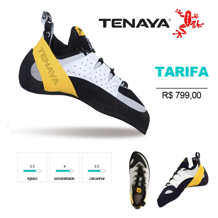 TARIFA - Sapatilha esportiva, com excelente ponteira e calcanhar.